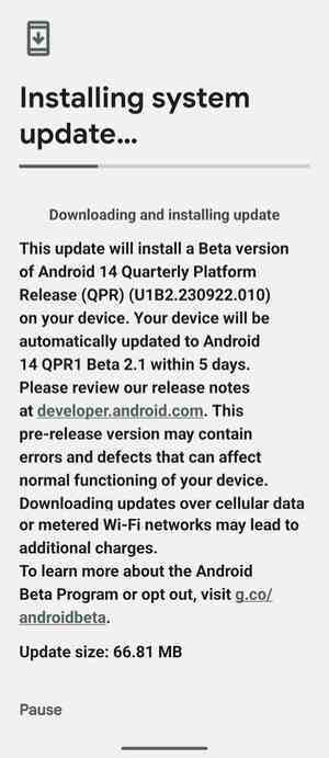 Android 14 QPR1 Beta 2.1 hata düzeltme güncellemesi Pixels için çıktı ancak Pixel 8 ve 8 Pro için geçerli değil