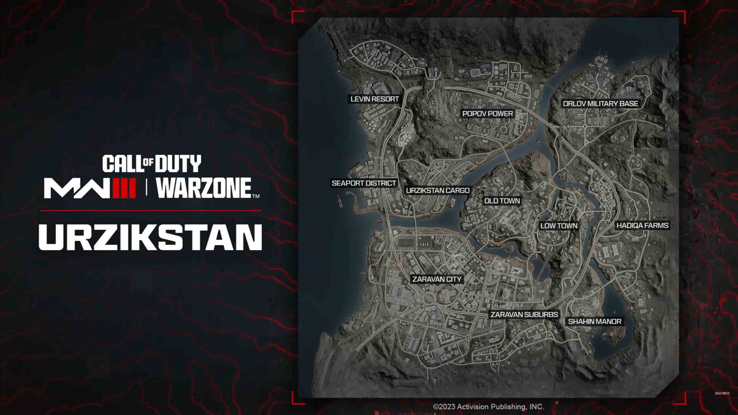 Call of Duty: Warzone, Urzikstan'ı temel alan yeni bir harita alacak.