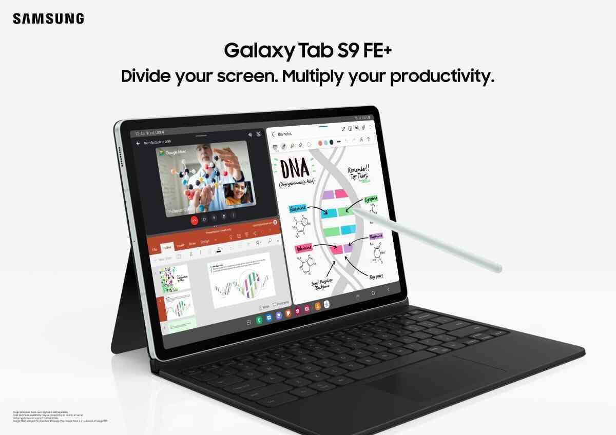 Samsung Galaxy Tab S9 FE serisi artık resmi olarak yaratıcı olmanız için hazır