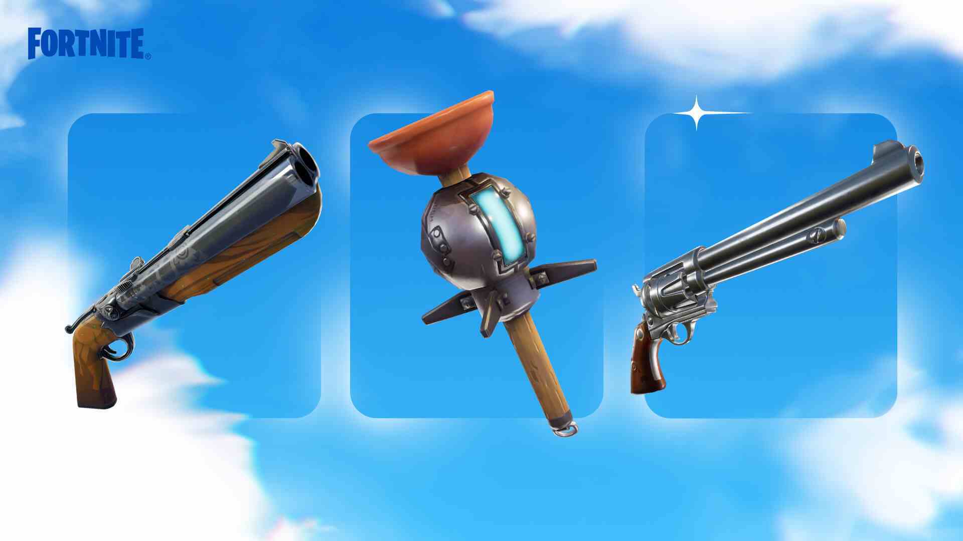 Fortnite OG'nin Çift Namlulu Av Tüfeği, Clinger ve Altı Atıcı