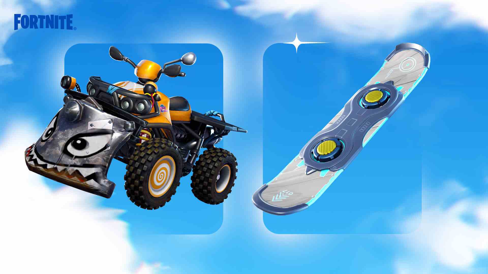 Fortnite OG'nin Quadcrasher'ı ve Driftboard'u