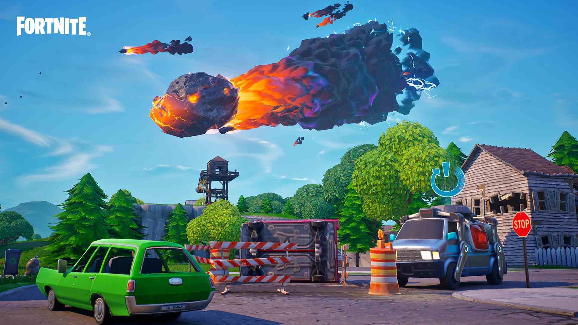 Fortnite OG'de meteor