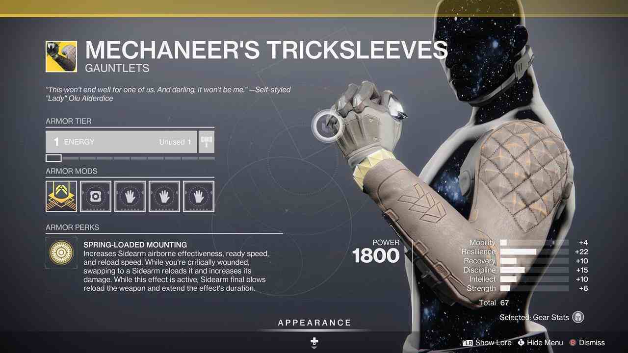 Mechaneer'in Tricksleeves'i