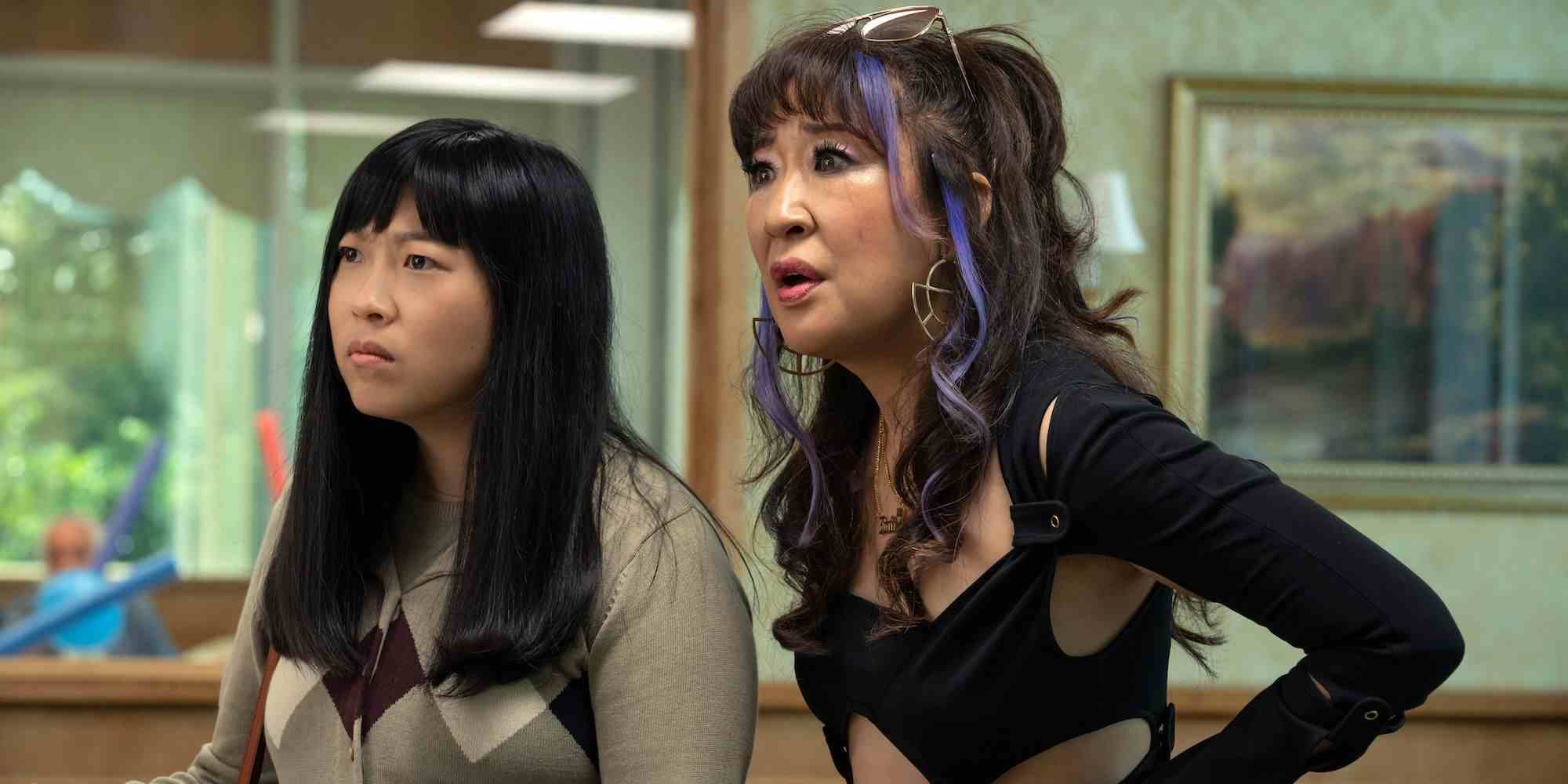 test bayan awkwafina sandra oh