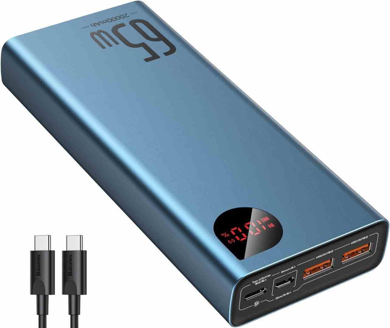 Baseus Güç Bankası 65W 20000mAh