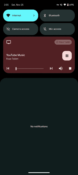 Google Cast çok daha kullanışlı hale geldi: Artık oynatmayı, kilit ekranı da dahil olmak üzere standart Android medya oynatıcı widget'ı aracılığıyla kontrol edebilirsiniz.