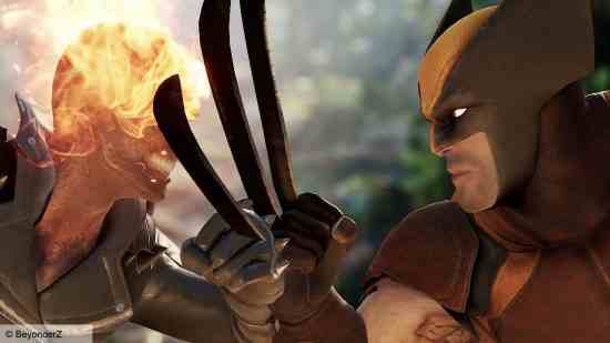 Modlar Mortal Kombat 1'i en tuhaf Marvel vs Capcom 5'e dönüştürüyor: Modlar Mortal Kombat 1'i en tuhaf Marvel vs Capcom 5'e dönüştürüyor: Marvel kahramanları Ghost Rider ve Wolverine birbirleriyle savaşıyor