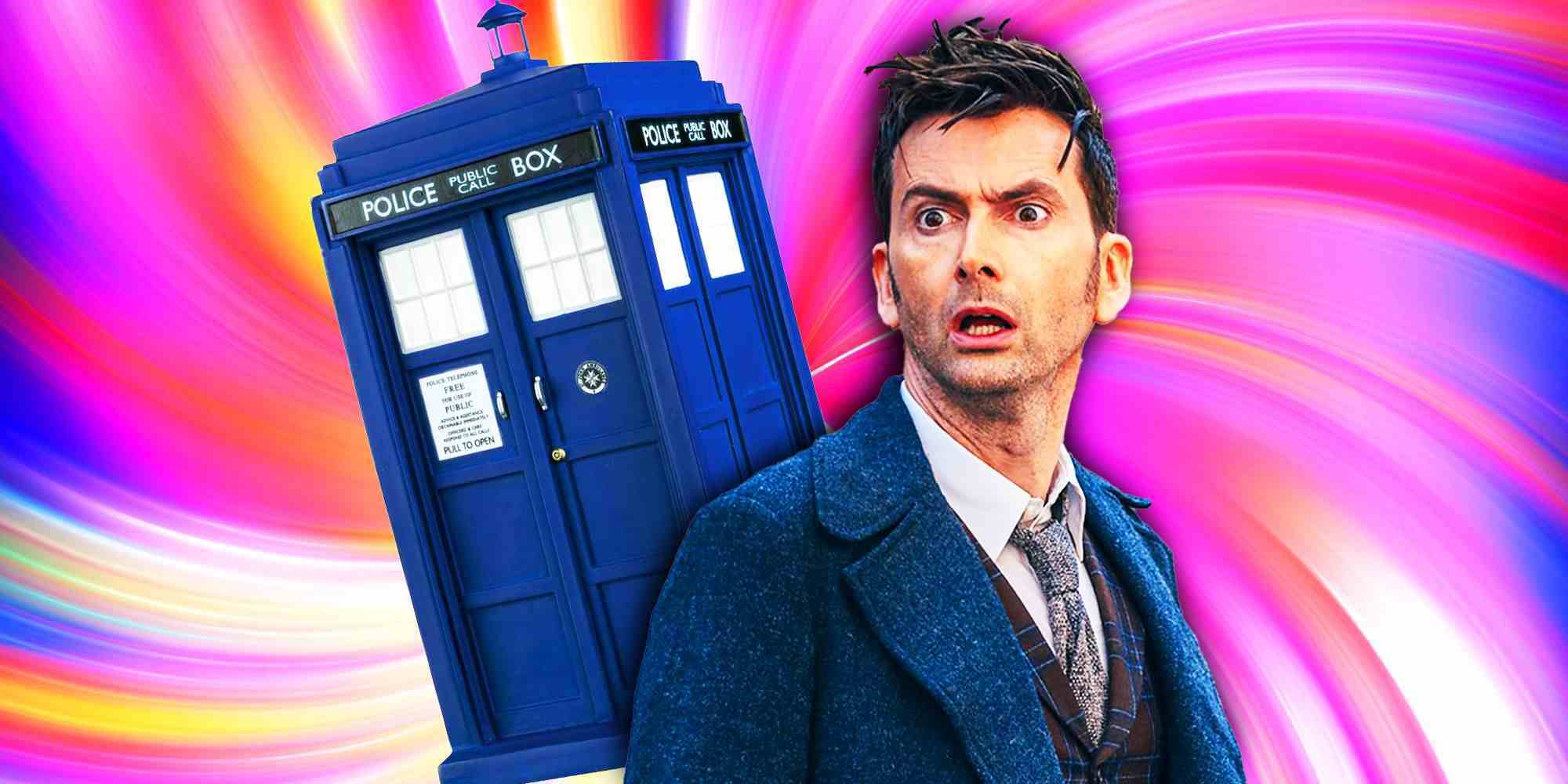 Doctor Who'da On Dördüncü Doktor ve TARDIS rolünde David Tennant