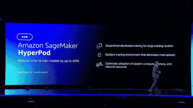 AWS SageMaker Hyperpod'un 2023'teki AWS yeniden icat konferansında ortaya çıkışı