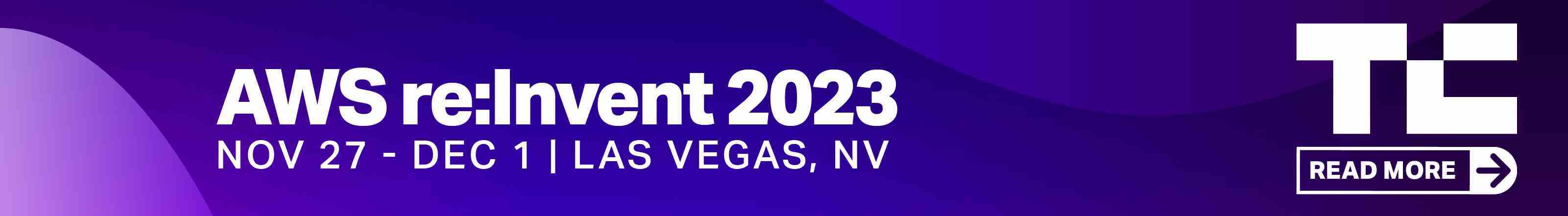 TechCrunch'ta AWS re:Invent 2023 hakkında daha fazla bilgi edinin