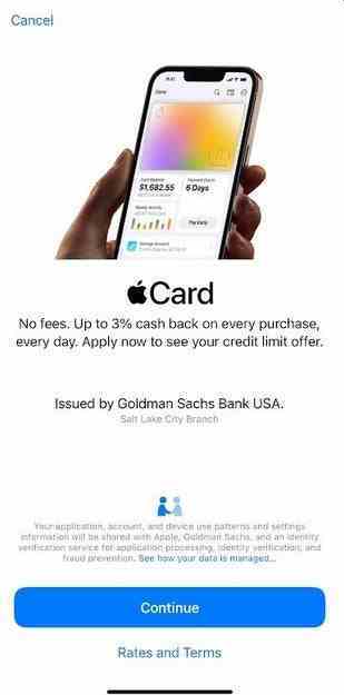 Apple Card'a doğrudan iPhone'unuzun Cüzdan uygulamasından başvurun - Apple, Goldman Sachs ortaklığının sona erdiği bildiriliyor;  Apple Card'a yeni ortak aranıyor