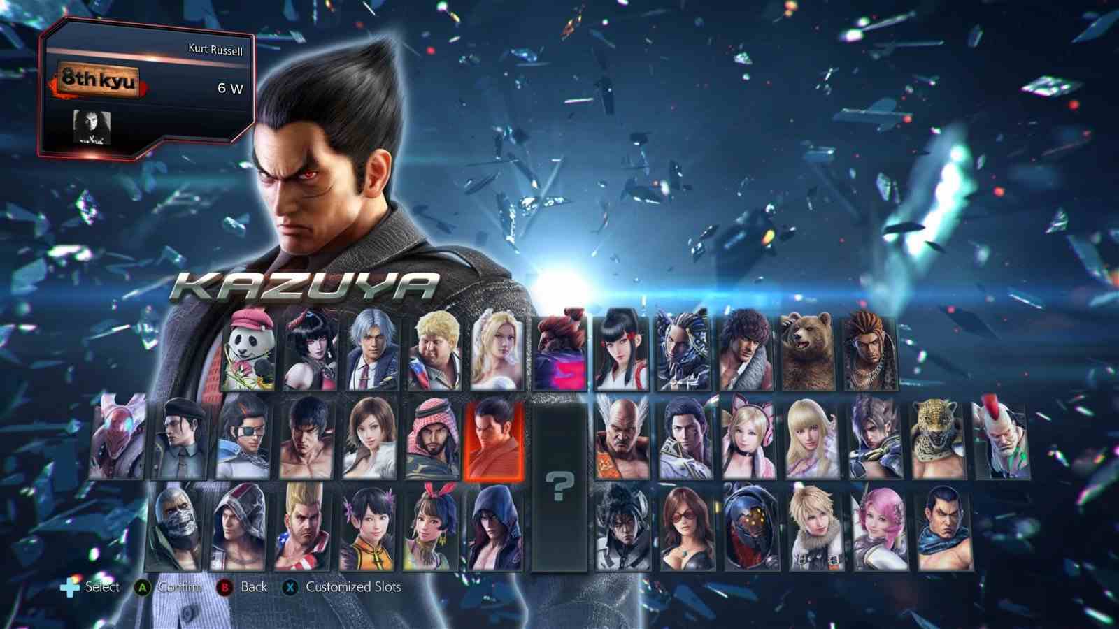 Tekken 7 konsolunun temel kadrosu