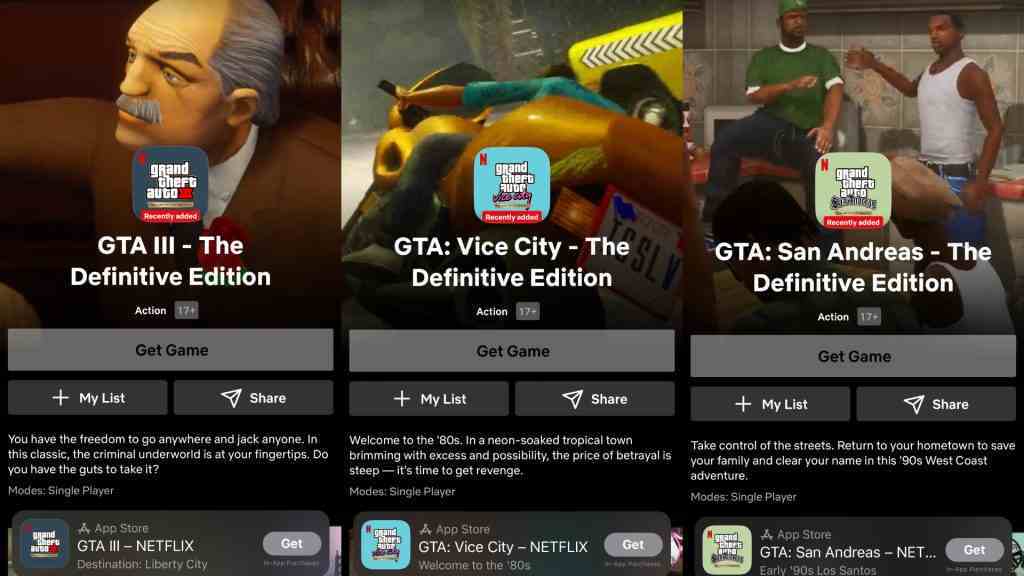 Netflix aboneleri artık GTA üçlemesini Android iOS cihazlarda oynayabilecek İşte nasıl indireceğiniz