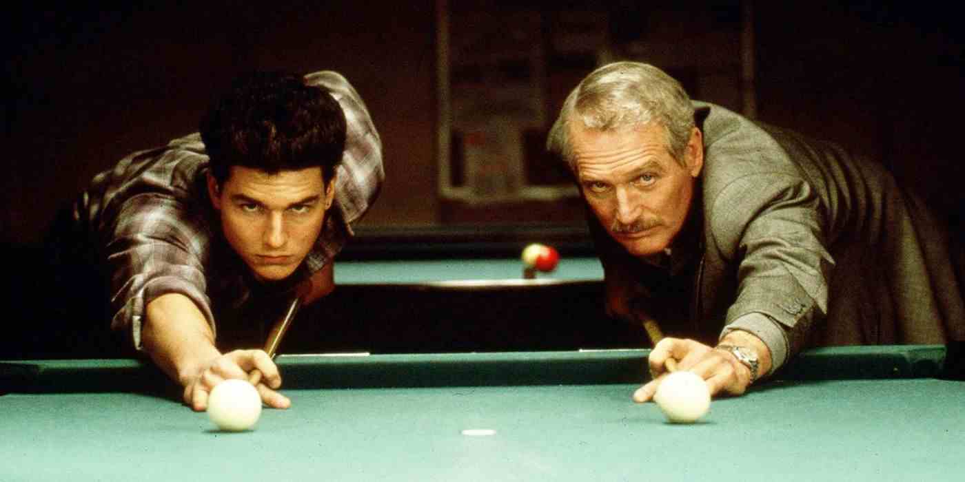 Tom Cruise ve Paul Newman Paranın Rengi'nde bilardo oynuyor