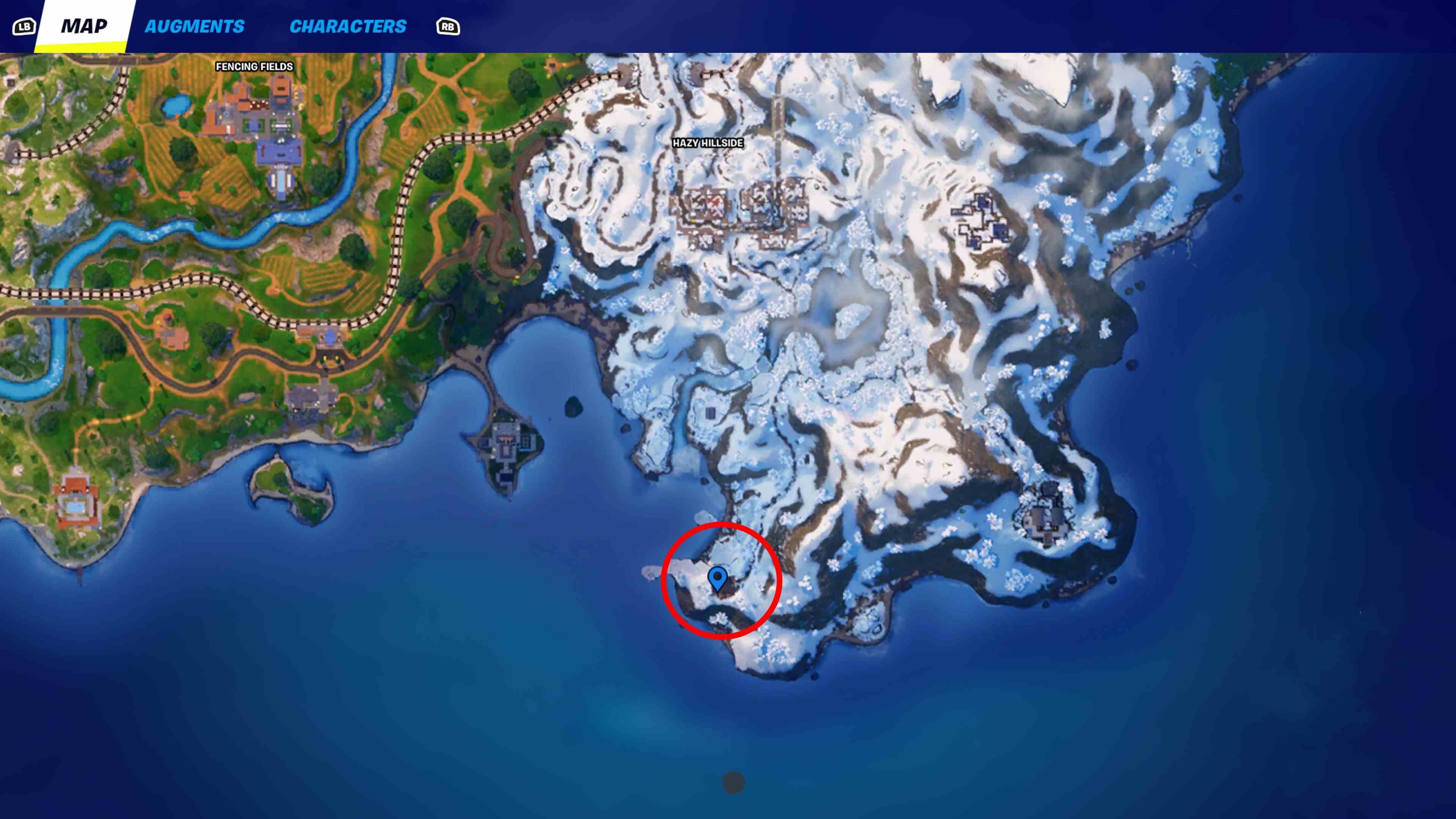 Fortnite Winterfest Krampus Boss Haritası Konumu