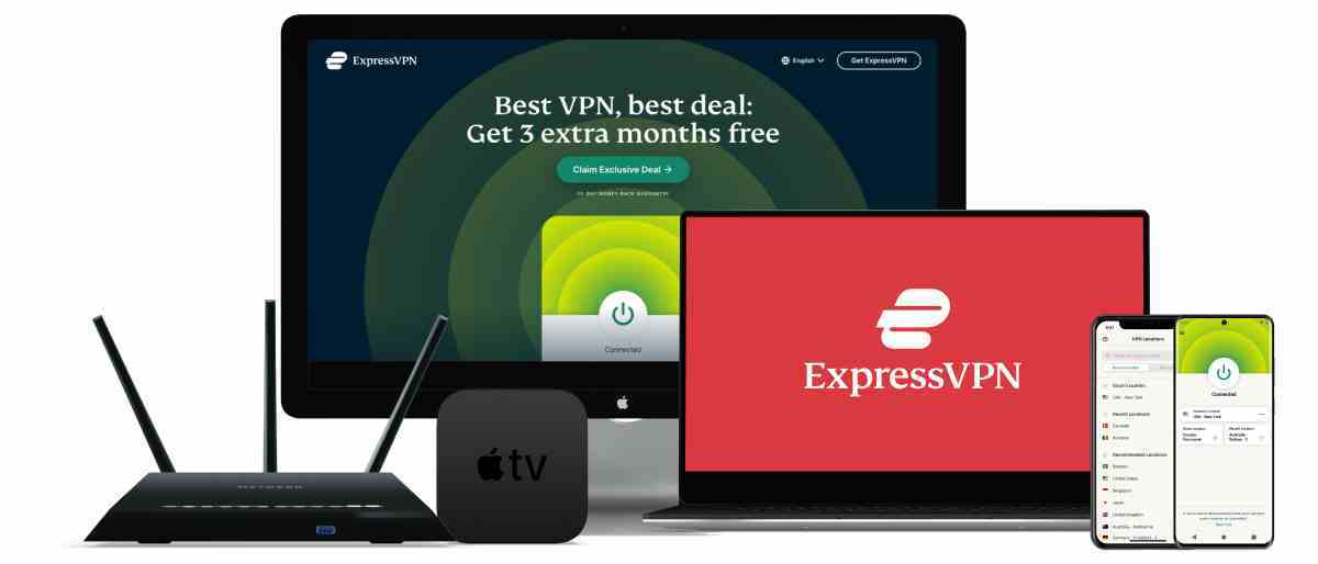 Çeşitli cihazlarda ExpressVPN