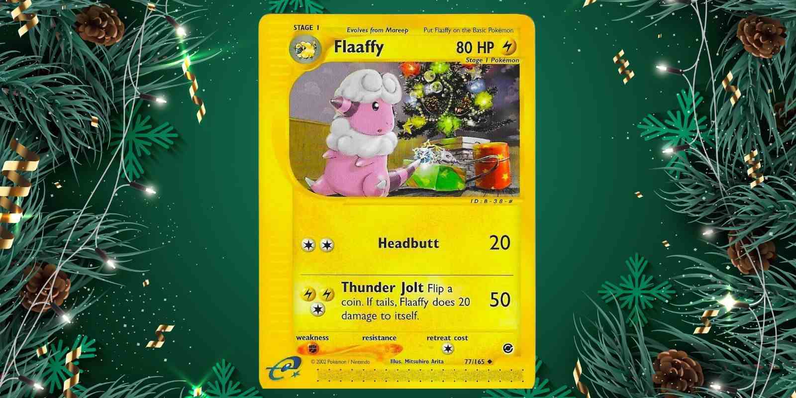 Flaaffy 77 Pokemon TCG Tatil Kartları