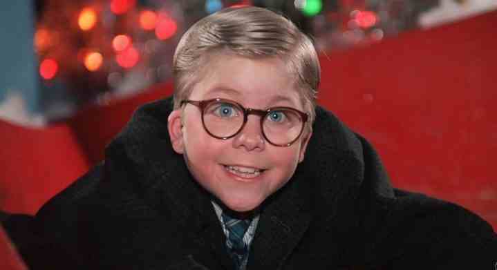 Peter Billingsley "Bir Noel Hikayesi"nde.