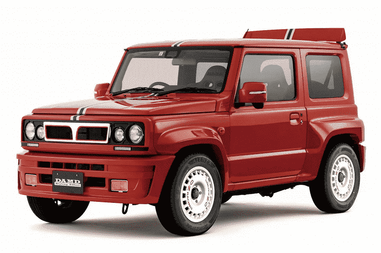 Lancia Delta Integrale ve Renault 5 Turbo tarzında Suzuki Jimny sunuldu