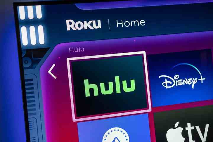 Roku'da Hulu uygulaması simgesi.