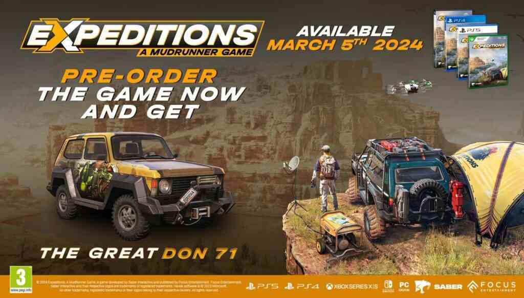 Expeditions: MudRunner Oyunu Ön Sipariş Bonusu