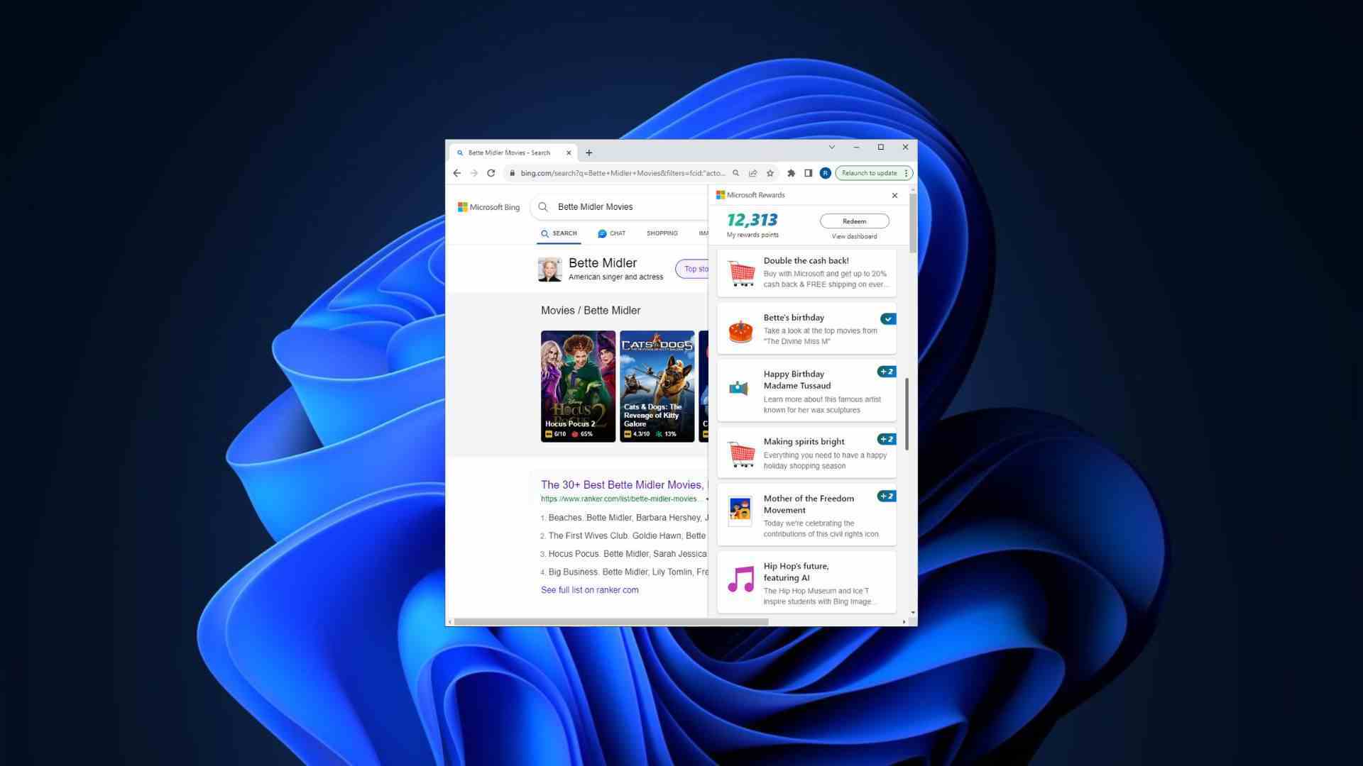 Microsoft Edge'de Microsoft Ödülleri