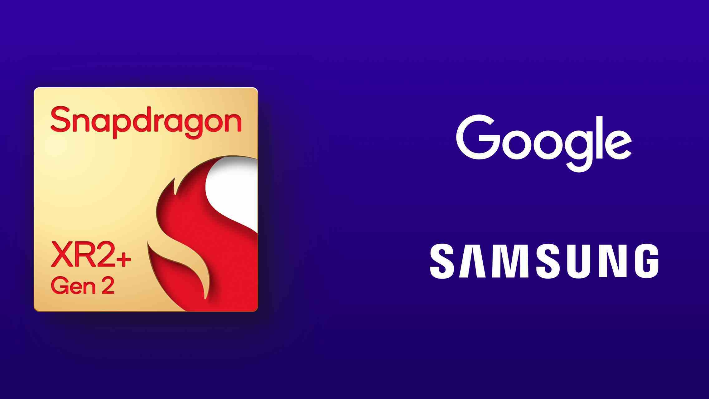 Qualcomm Snapdragon XR2 Plus Gen 2 referans tasarımlı kulaklık ve logo