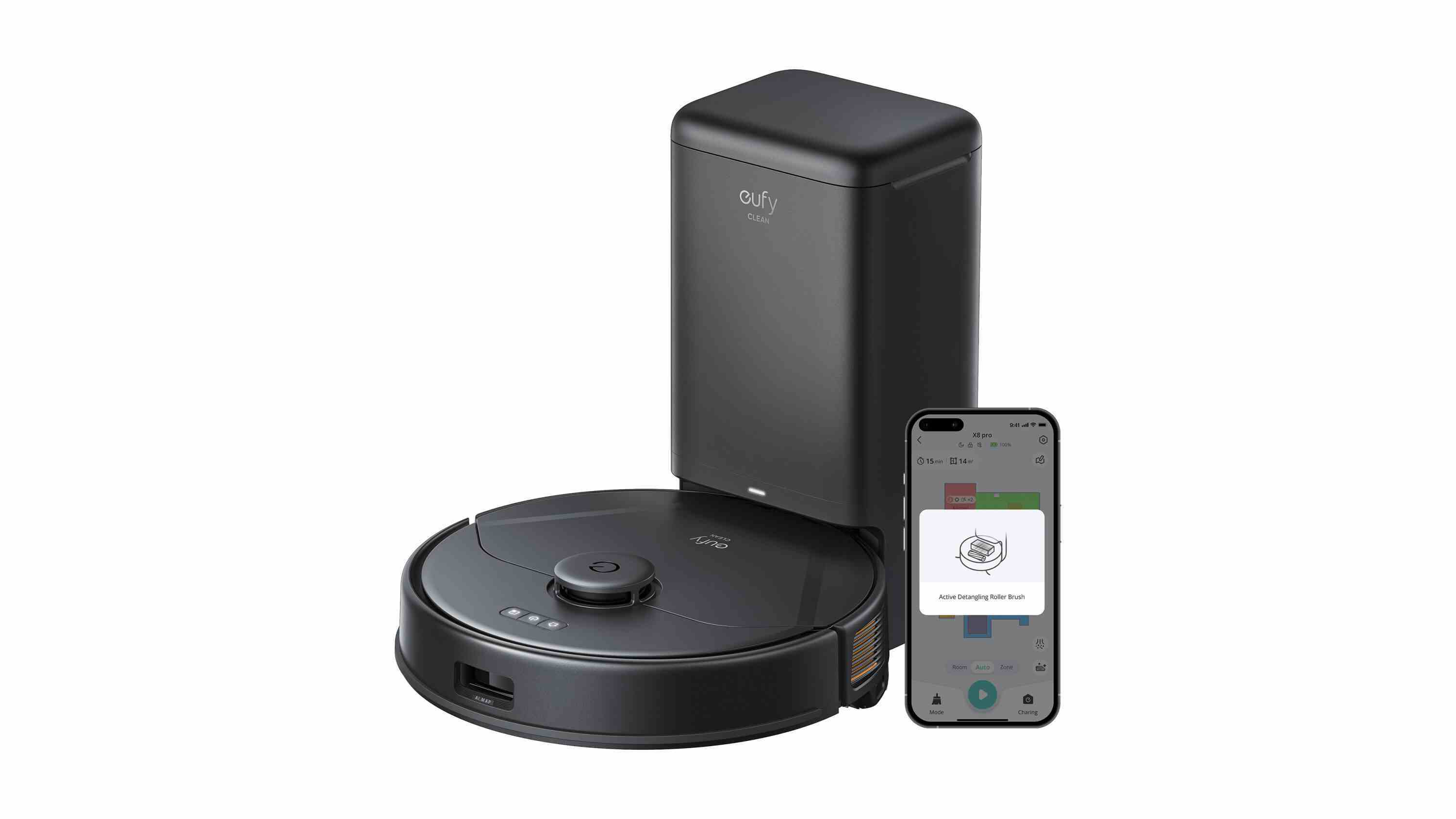 Eufy Clean X10 Pro dock'ta