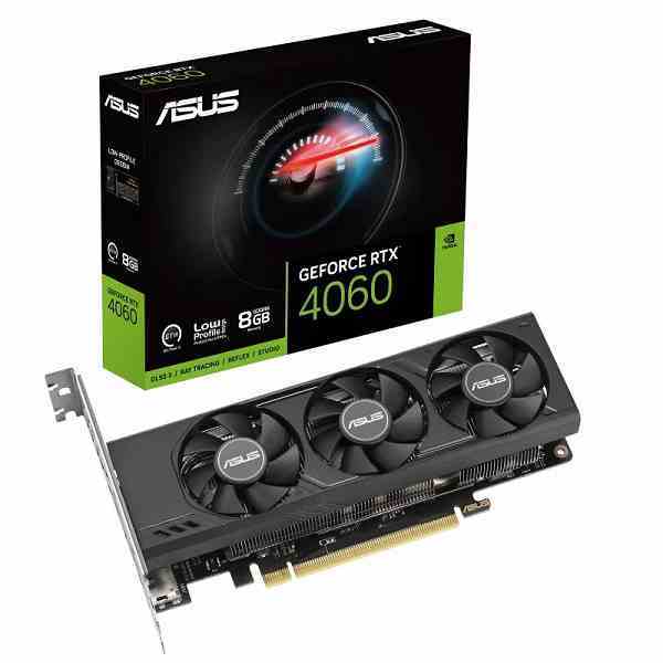 Yarım video kartına benziyor.  Asus, düşük profilli RTX 4060 LP BRK'yı tanıttı