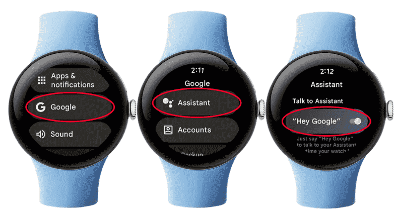 Google Pixel Watch pil ipucu