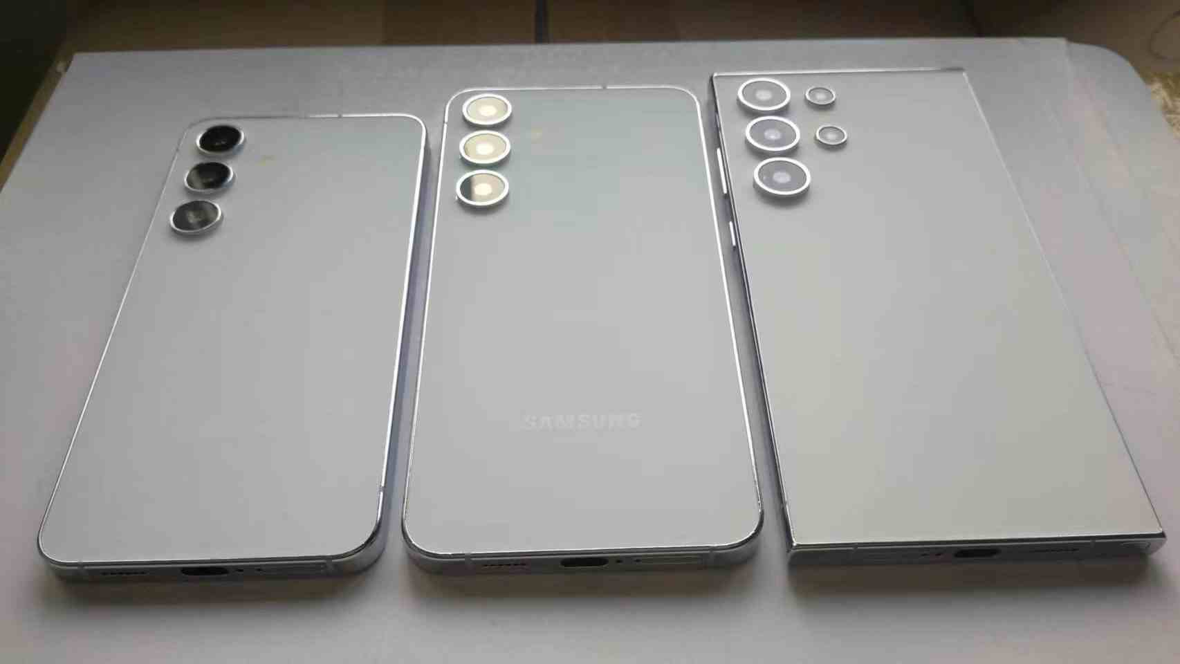 Galaxy S24, Galaxy S24 Plus ve Galaxy S24 Ultra'nın kukla modelleri olduğu iddiası