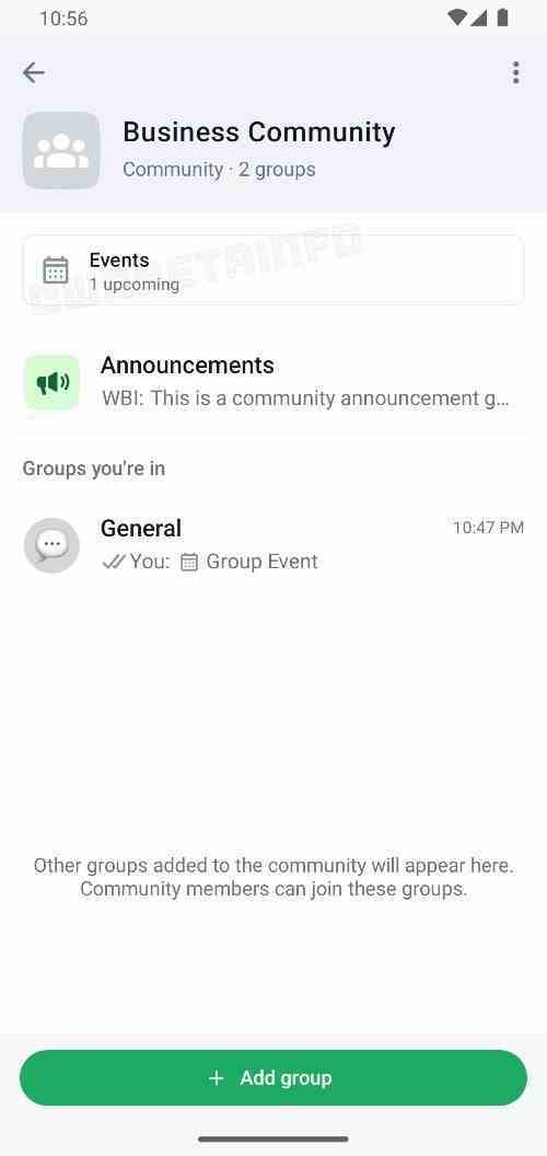 WhatsApp Toplulukları, otomatik olarak sabitlenen yaklaşan etkinliklerle daha basitleştirilmiş etkinlik organizasyonunu test ediyor
