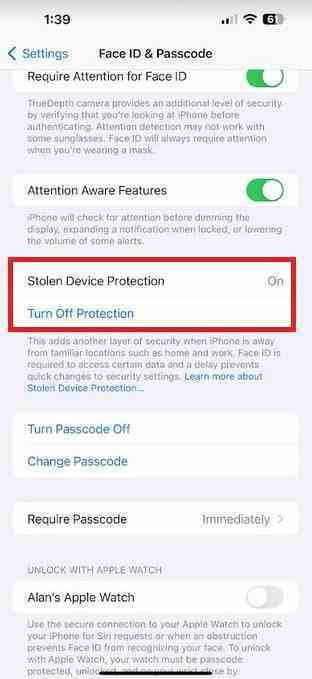 İOS 17.3'ü yükler yüklemez Çalınan Cihaz Korumasını etkinleştirin - iOS 17.3 güncellemesinin en iyi özelliği, iOS 17.4'te daha da iyi hale gelecek