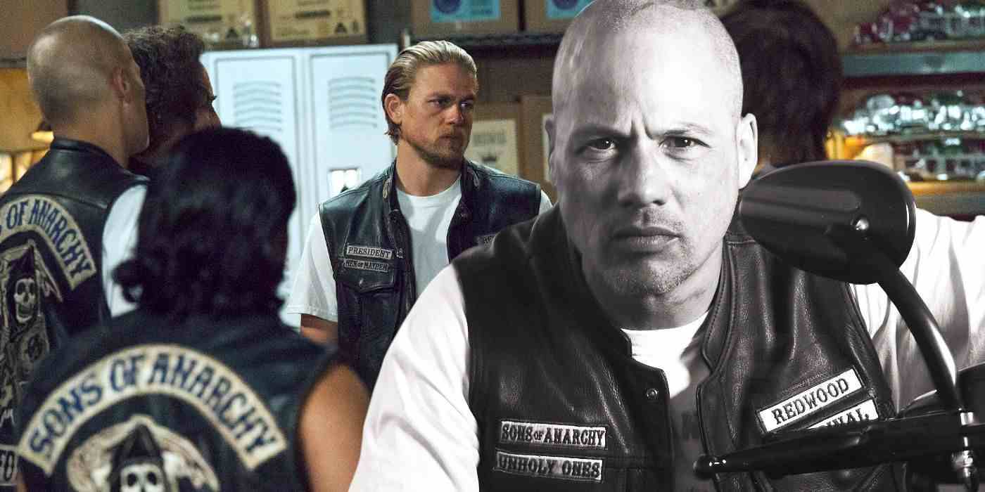 Sons of Anarchy kulübü ve Happy Lowman'ın özel görseli