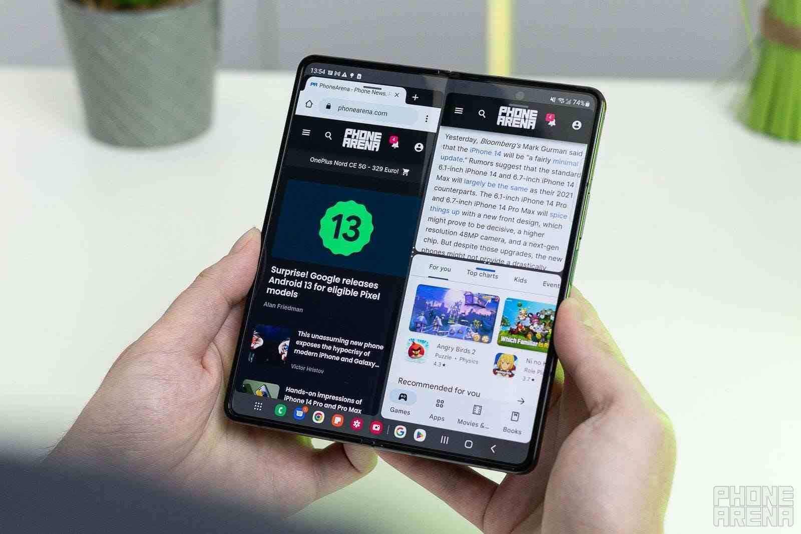 Katlanabilir Galaxy Z Fold'da çoklu görev - Z Fold 5 ve Surface Duo kullanıyorum;  Vision Pro ile birlikte 2024'te katlanabilir ve çift ekranlı telefonlara yer var mı?