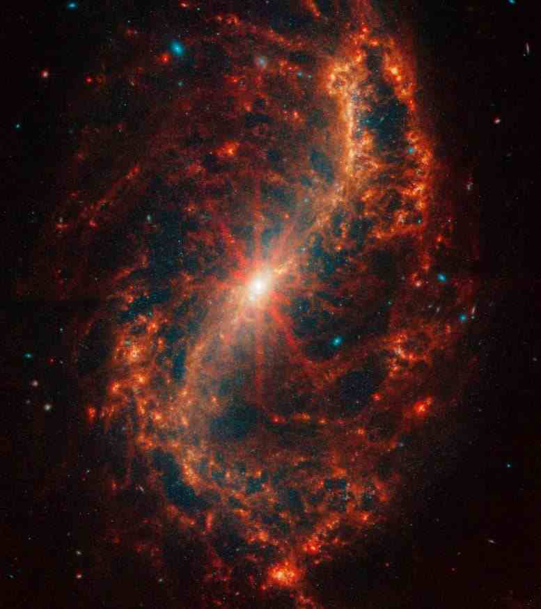 Webb Sarmal Gökadası NGC 7496