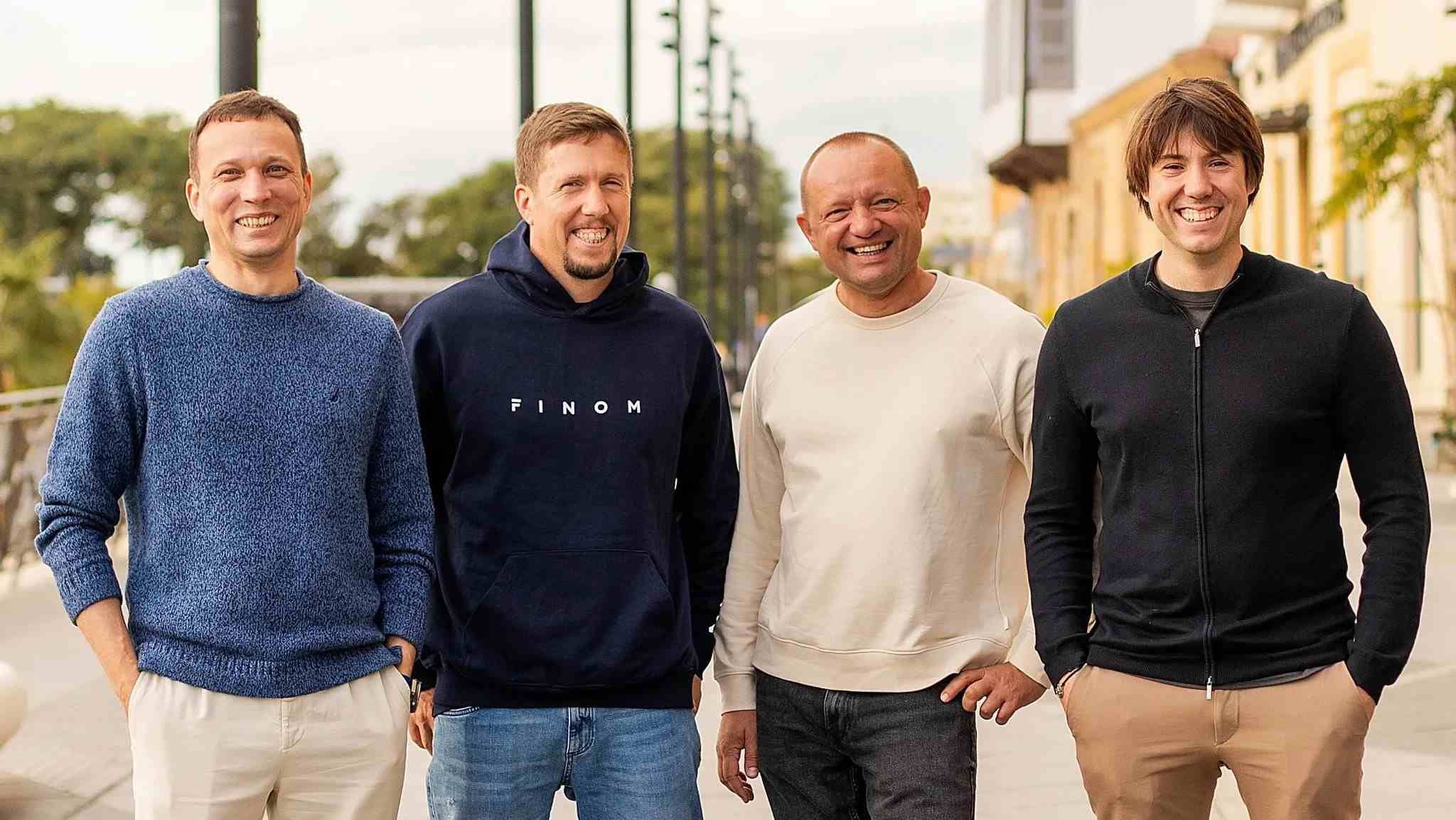 Finom'un kurucuları: Andrey Petrov, Yakov Novikov, Oleg Laguta, Kos Stiskin.