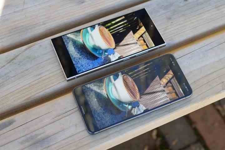 Samsung Galaxy S24 Ultra ve Google Pixel 8 Pro'daki ekran.