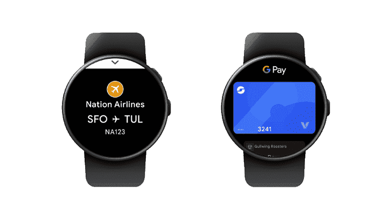 Wear OS'deki Google Cüzdan özellikleri