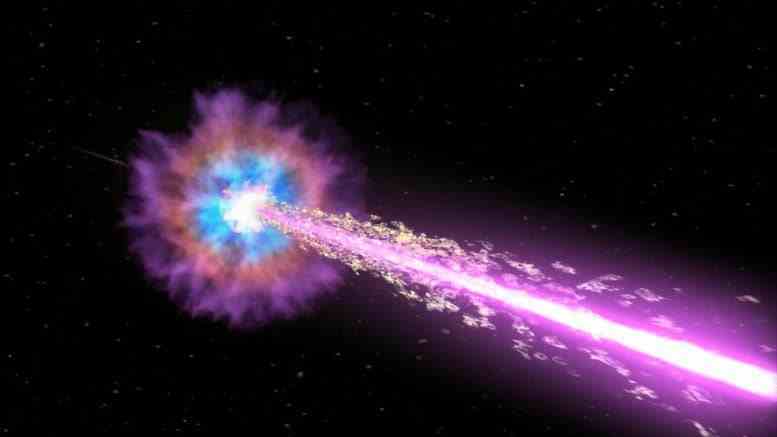 Kara Delik Güçlü Parçacık Fışkırmaları Sağlıyor