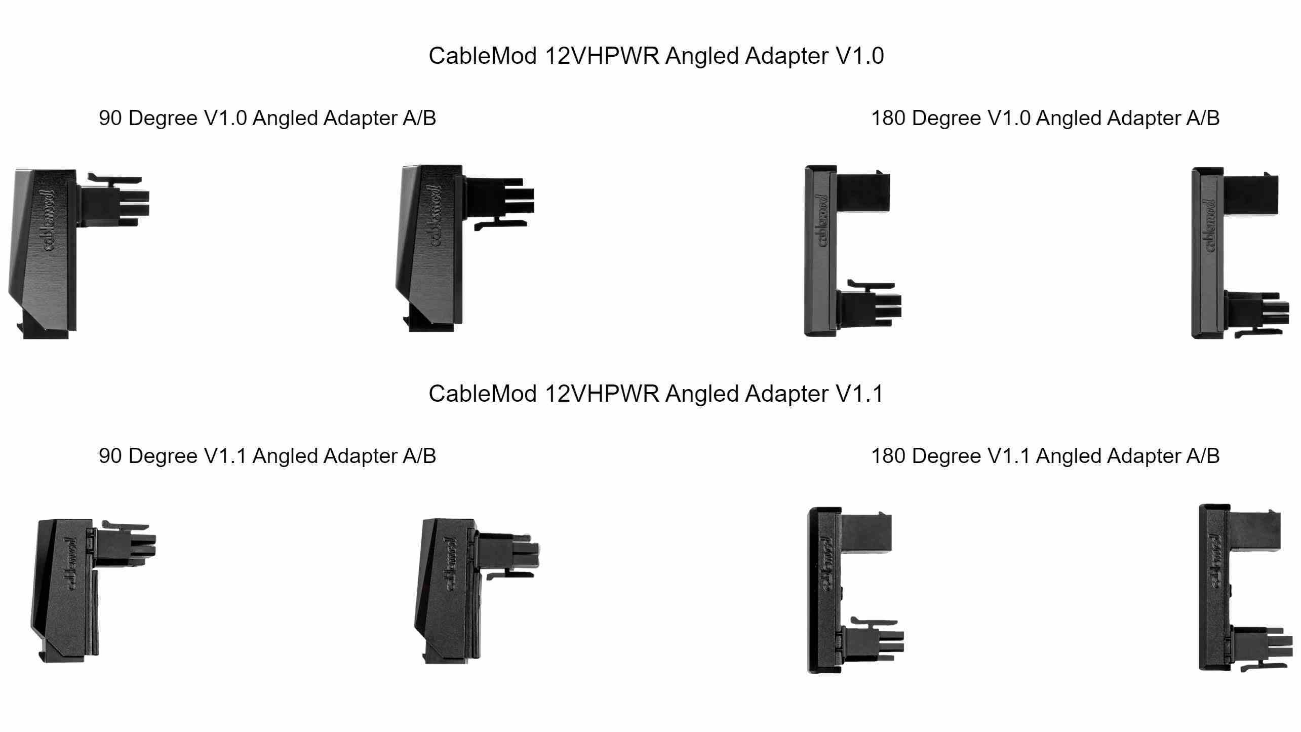 Cablemod 12VHPWR Açılı Adaptörler