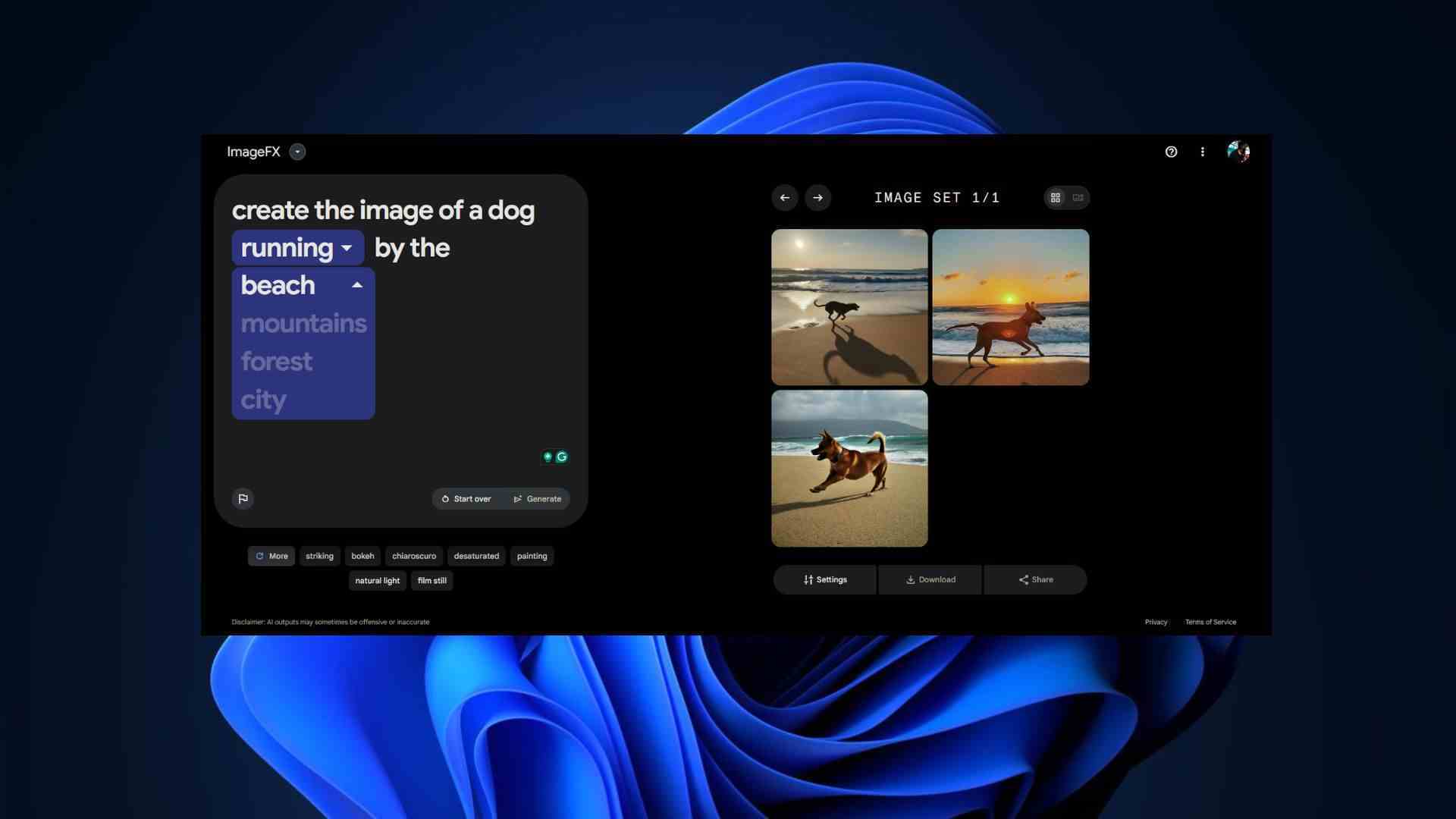 Google'ın deneysel ImageFX aracını kullanarak AI görüntüleri oluşturma