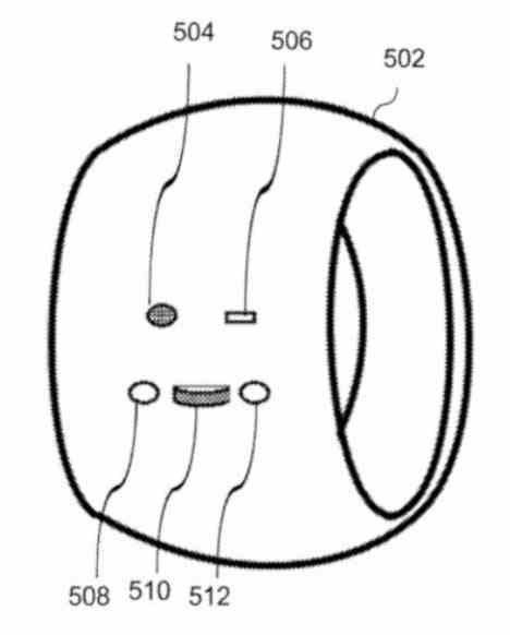 Patentten bir Apple akıllı yüzüğünün çizimi - Rapor, Apple'ın bir akıllı yüzük geliştirmek üzerinde çalıştığını söylüyor