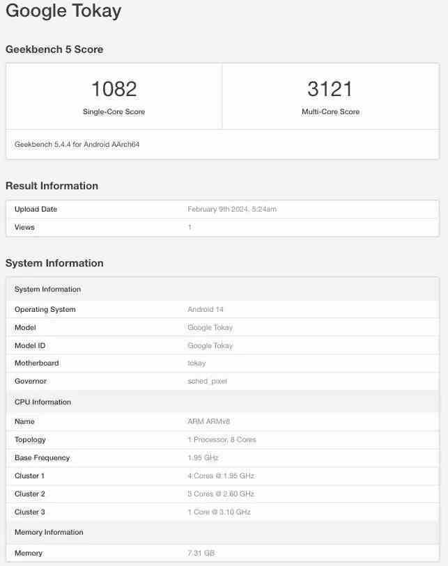 Tensor G4 çipli gizemli Google cihazı Geekbench 5'te görüldü