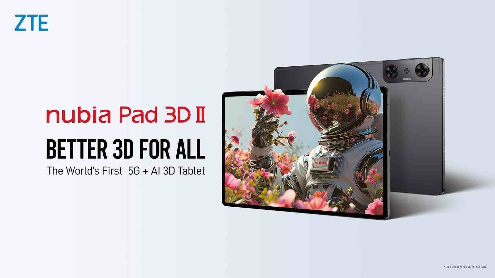 ZTE nubia Pad 3D II, gözlüksüz 3D deneyimi ve sorunsuz 2D dönüştürme için yapay zekayı kullanıyor