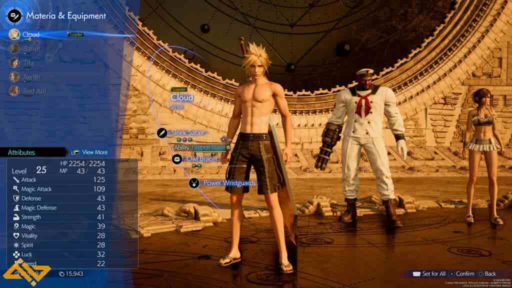 Ekipman ve Materyali Yönetin - Final Fantasy VII Rebirth Savaş İpuçları