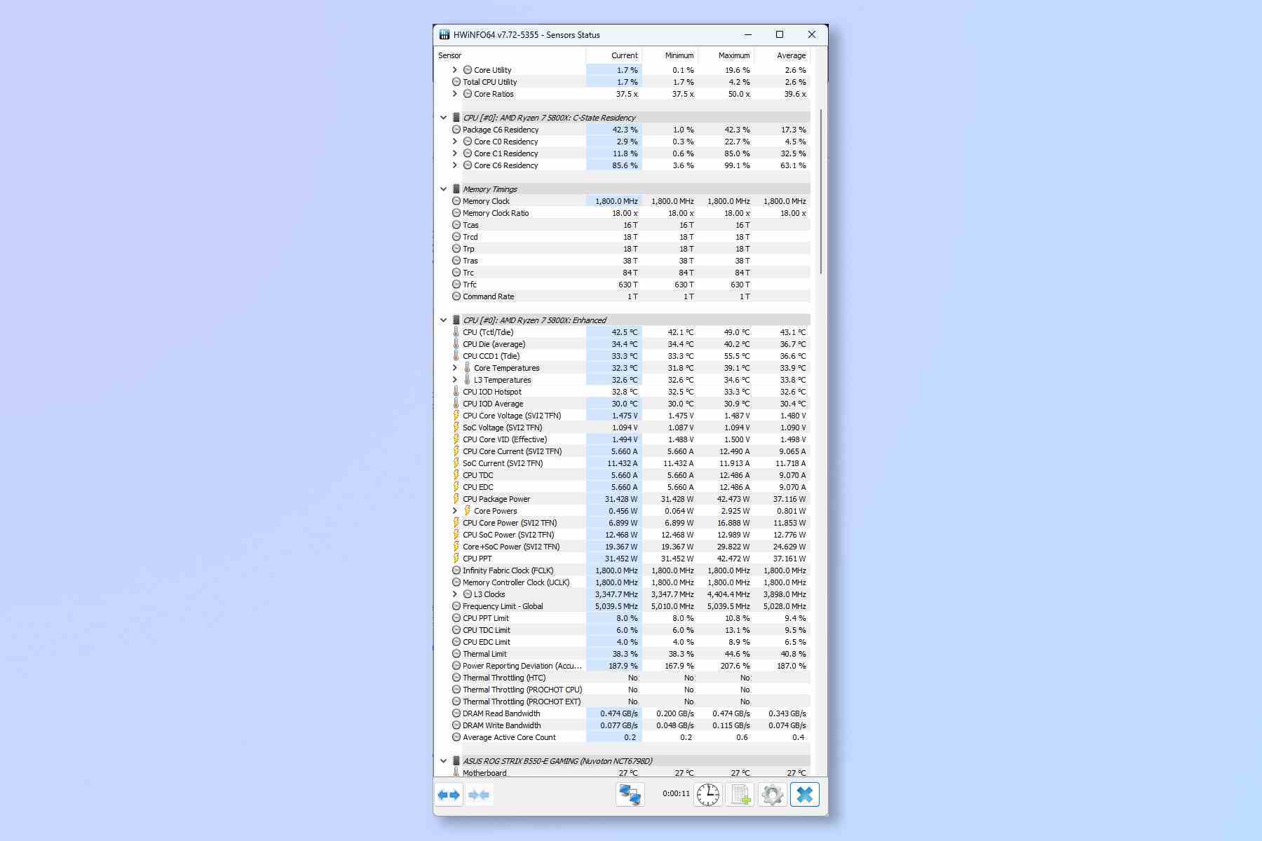 Windows'ta GPU Sıcaklıklarının nasıl kontrol edileceğini gösteren ekran görüntüsü