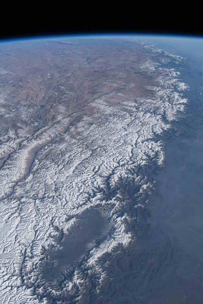 Uzaydan Keşmir Vadisi ve Himalayalar