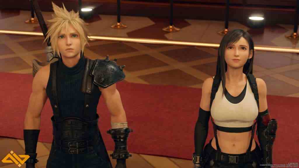 Tifa ve Cloud Altın Daire - Final Fantasy VII Rebirth Tifa Romance