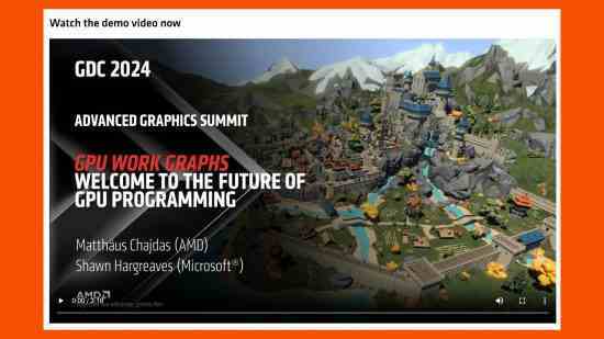 amd ağ düğümü çalışma grafiği GDC demo 02